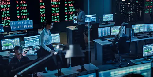 Active floor vibration control for trading floors